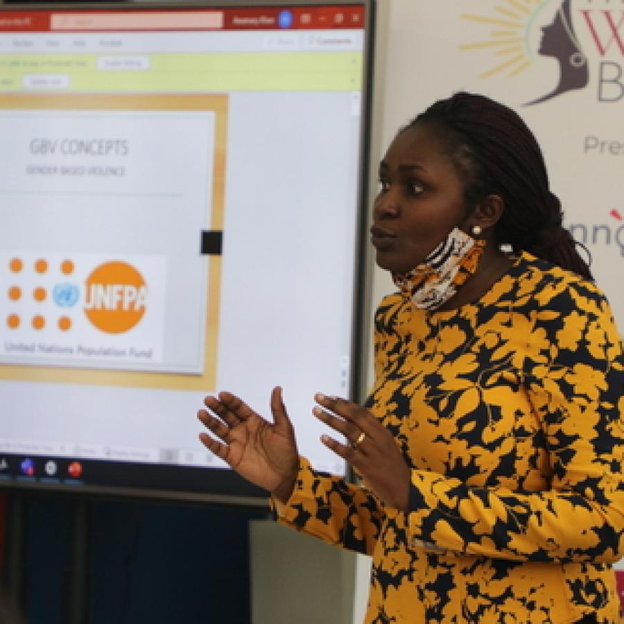 Joy Micheal, Gender and GBV Specialist at UNFPA