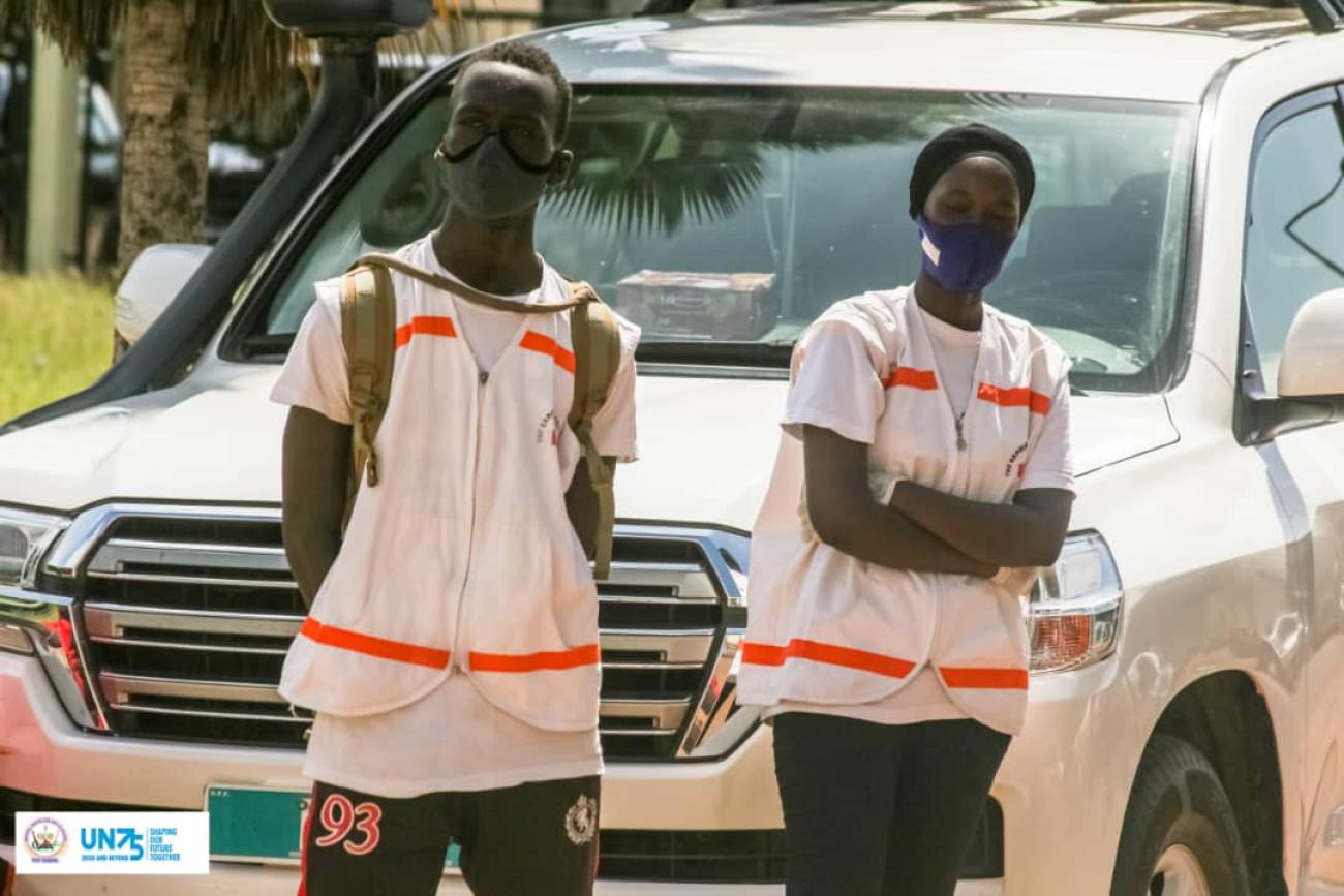 Red Cross volunteers