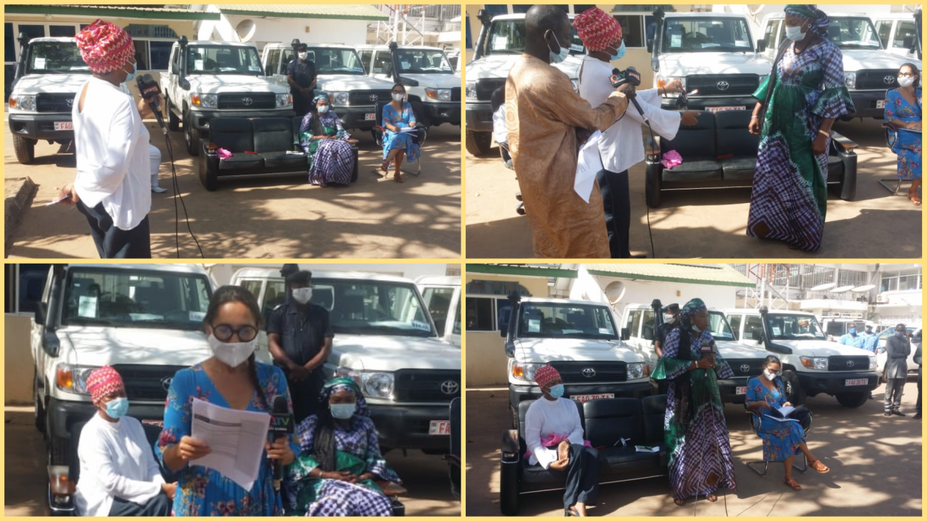 FAOR handing over vehicles, IT equipment to government institutions
