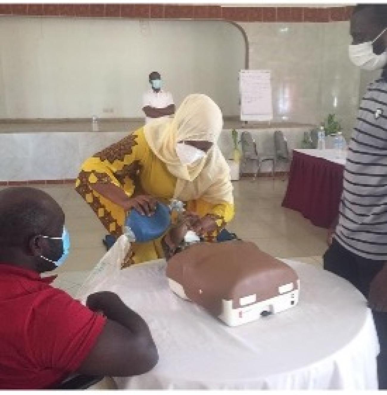 Equipping healthcare workers for new COVID-19 treatment centres