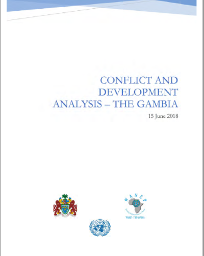CONFLICT AND DEVELOPMENT ANALYSIS – THE GAMBIA 15 June 201